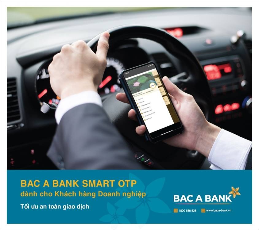 BAC A BANK ra mắt phương thức xác thực Smart OTP dành cho khách hàng doanh nghiệp bac a bank ra mat phuong thuc xac thuc smart otp danh cho khach hang doanh nghiep