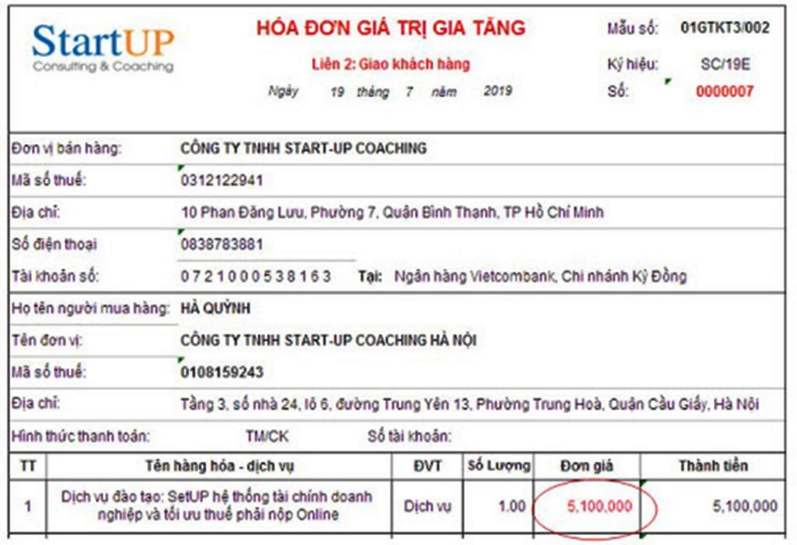 quay so trung thuong voi hoa don dien tu