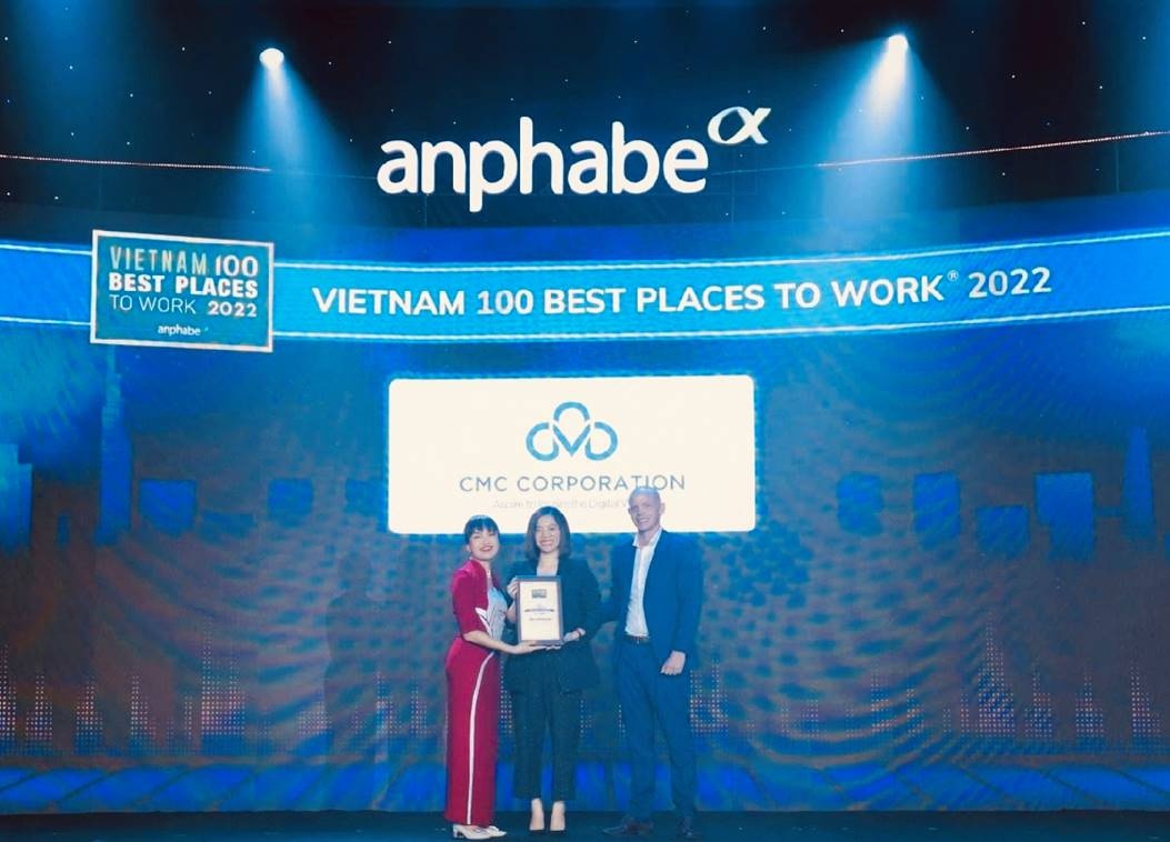 CMC được vinh danh Top 100 nơi làm việc tốt nhất Việt Nam năm 2022 cmc duoc vinh danh top 100 noi lam viec tot nhat viet nam nam 2022