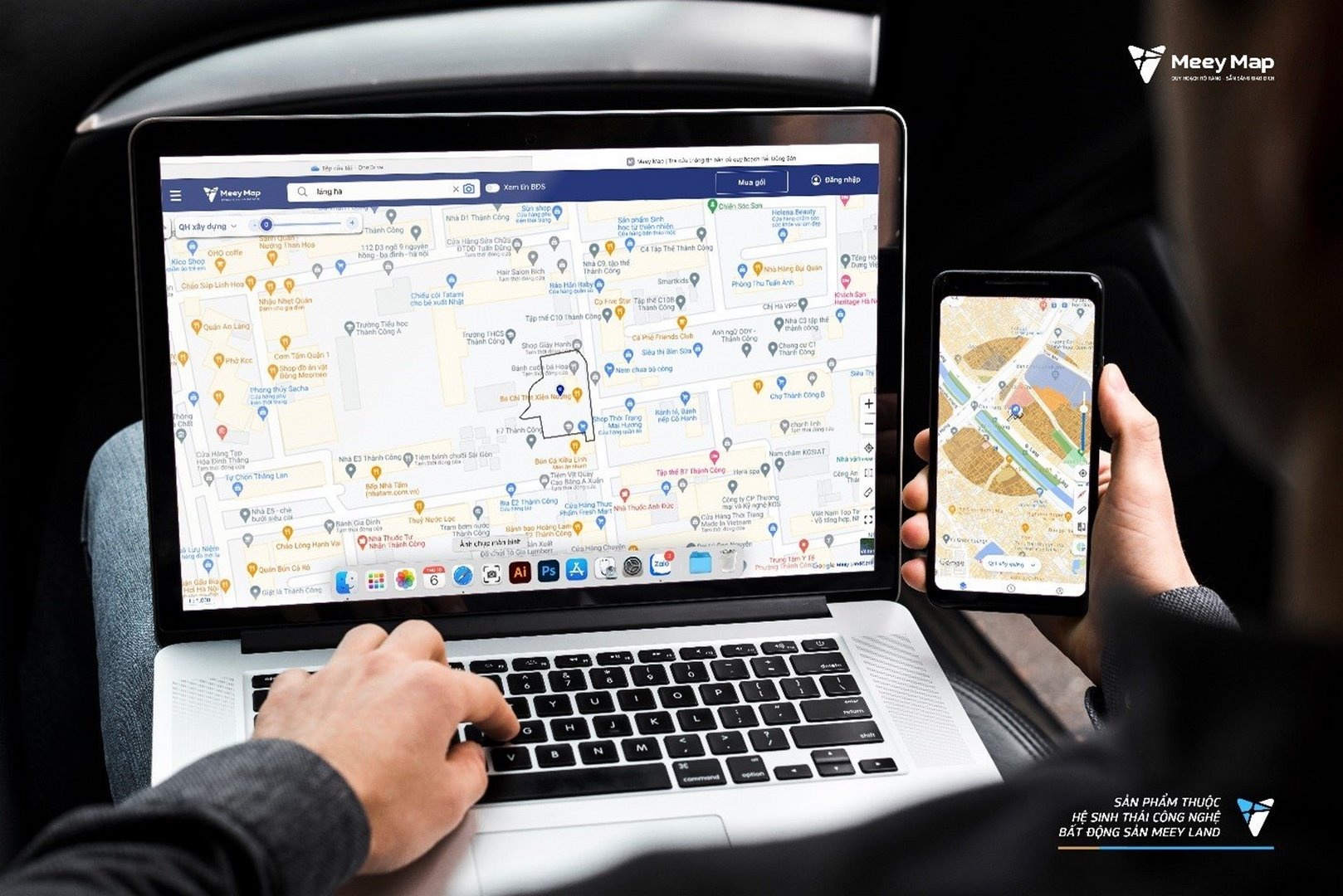 meey land giai bai toan tra cuu thong tin quy hoach va xac dinh vi tri tai san cho vietinbank amc