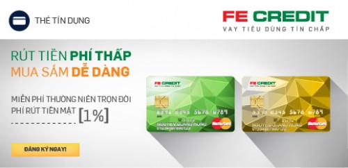 Tư vấn lợi ích khi vay tiền qua thẻ tín dụng Quốc tế FE Credit