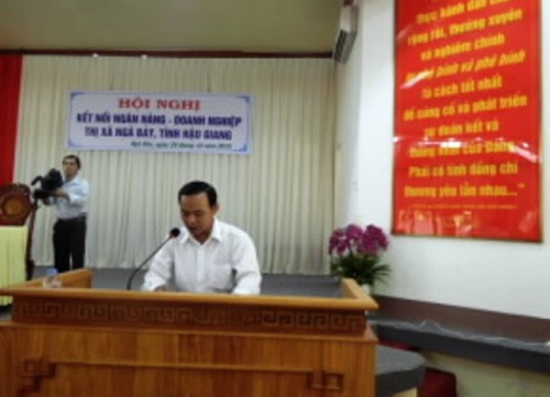 Ngành Ngân hàng Hậu Giang đẩy mạnh kết nối NH - DN trên địa bàn