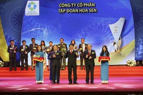 Tập đoàn Hoa Sen 3 năm liên tiếp đạt Thương hiệu Quốc gia