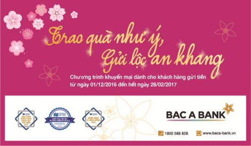 BAC A BANK trao quà như ý, gửi lộc an khang mừng xuân Đinh Dậu