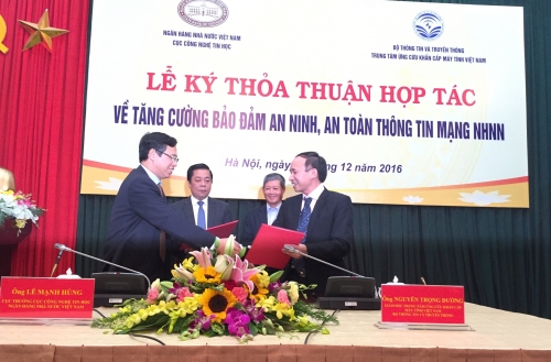 NHNN ký hợp tác tăng cường bảo đảm an ninh mạng