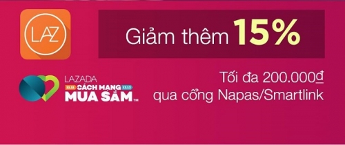 Vietcombank hoàn tiền cho chủ thẻ khi mua sắm trên Lazada Vietcombank hoàn tiền cho chủ thẻ khi mua sắm trên Lazada