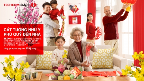 Techcombank triển khai chương trình ưu đãi lớn nhất năm cho khách gửi tiết kiệm