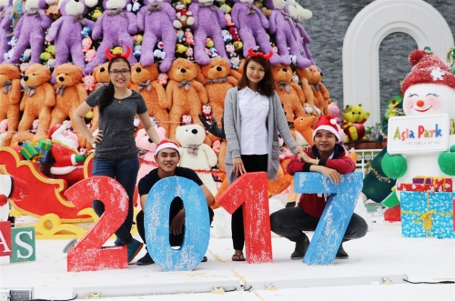 Vui giáng sinh, rinh quà lung linh tại Asia Park