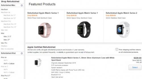 'Nhà táo' lần đầu bán Apple Watch tân trang