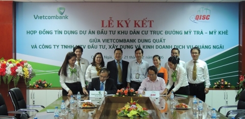 Vietcombank tài trợ 170 tỷ đồng cho Dự án Khu dân cư trục đường Mỹ Trà – Mỹ Khê Vietcombank tài trợ 170 tỷ đồng cho Dự án Khu dân cư trục đường Mỹ Trà – Mỹ Khê