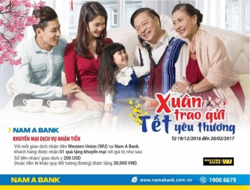 NamABank triển khai chương trình ưu đãi 
