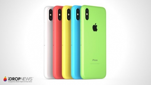 Hình dung về iPhone X phiên bản nhiều màu, giá rẻ