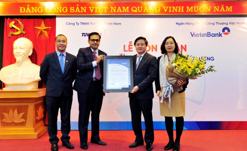 Hệ thống Quản lý chất lượng VietinBank đạt chuẩn ISO 9001:2015
