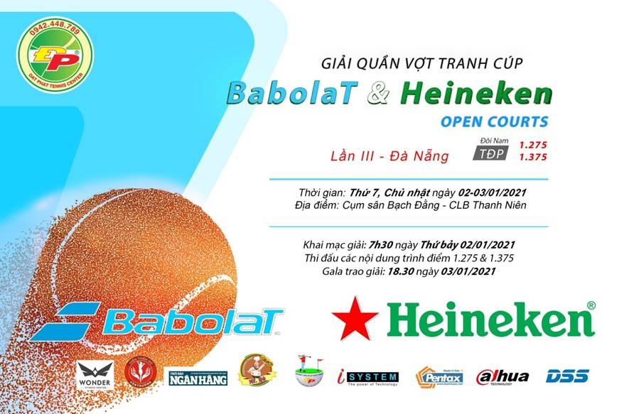 sap dien ra giai quan vot tranh cup heineken babolat open courts lan thu 3