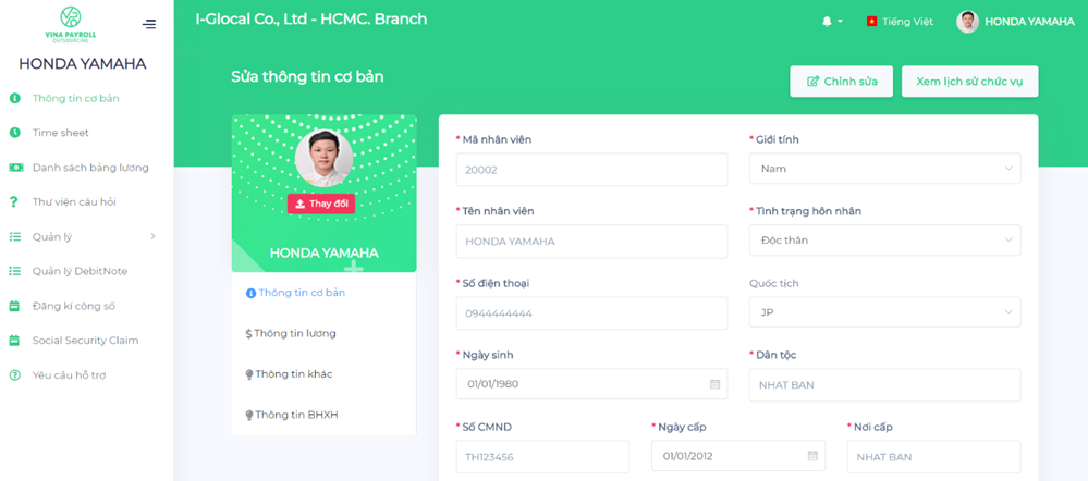 I-GLOCAL thành lập công ty cung cấp dịch vụ tính lương tại Việt Nam