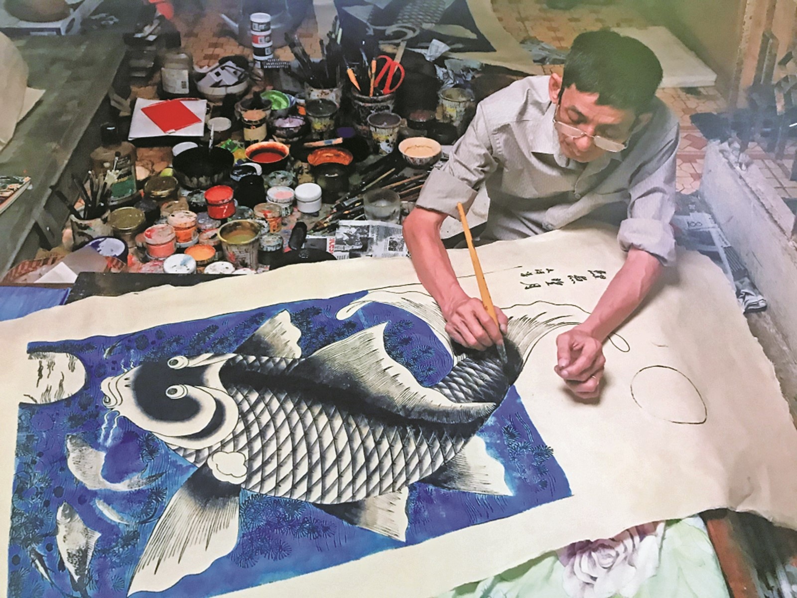 Nỗi niềm tranh dân gian noi niem tranh dan gian