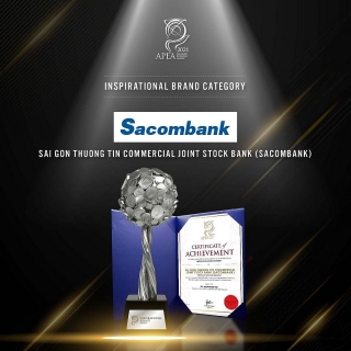 Sacombank nhận 2 giải thưởng quốc tế Apea 2021