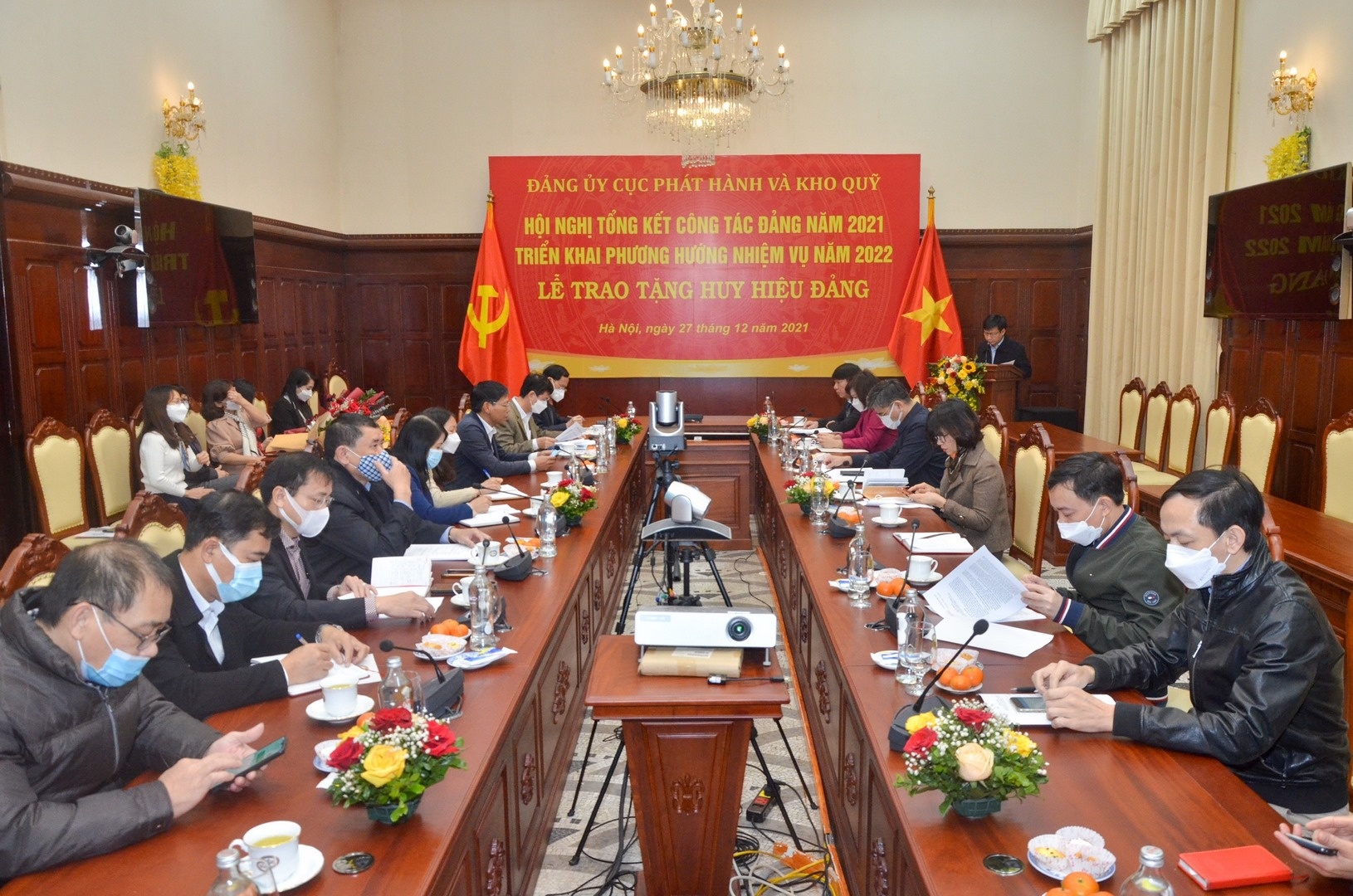 cuc phat hanh va kho quy to chuc hoi nghi tong ket cong tac dang nam 2021