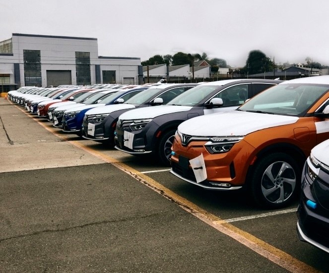 lo xe dau tien cap cang california vinfast nhan giay phep ban hang tai my