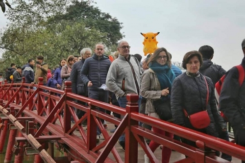 Khách du lịch tới Hà Nội tăng hơn 10% trong dịp Tết Dương lịch Khách du lịch tới Hà Nội tăng hơn 10% trong dịp Tết Dương lịch