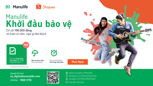 Shopee tiếp tục phân phối “Manulife - Khởi đầu bảo vệ” giai đoạn 2 với những cải tiến mới shopee tiep tuc phan phoi manulife khoi dau bao ve giai doan 2 voi nhung cai tien moi