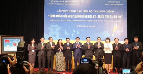 Phát hành bộ tem chào mừng Hội nghị Thượng đỉnh Mỹ - Triều