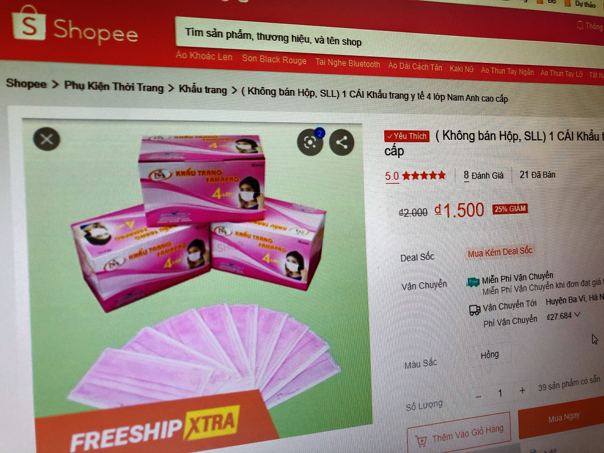 hon 21000 san pham phong dich covid 19 tren mot so website thuong mai dien tu bi xu phat