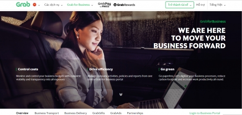Grab ra mắt tiện ích mới cho khách hàng doanh nghiệp