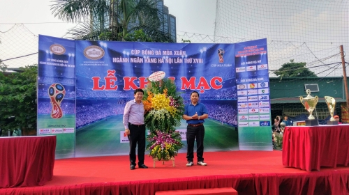 Khai mạc Cúp bóng đá Mùa xuân ngành Ngân hàng Hà Nội Khai mạc Cúp bóng đá Mùa xuân ngành Ngân hàng Hà Nội