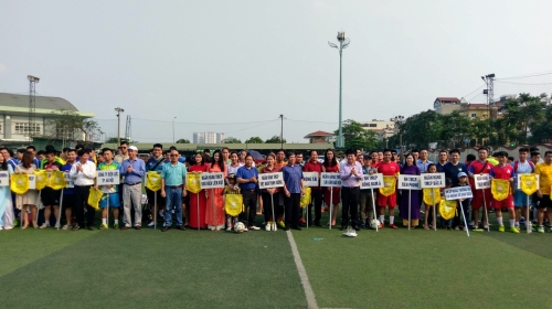 Khai mạc Cúp bóng đá Mùa xuân ngành Ngân hàng Hà Nội Khai mạc Cúp bóng đá Mùa xuân ngành Ngân hàng Hà Nội