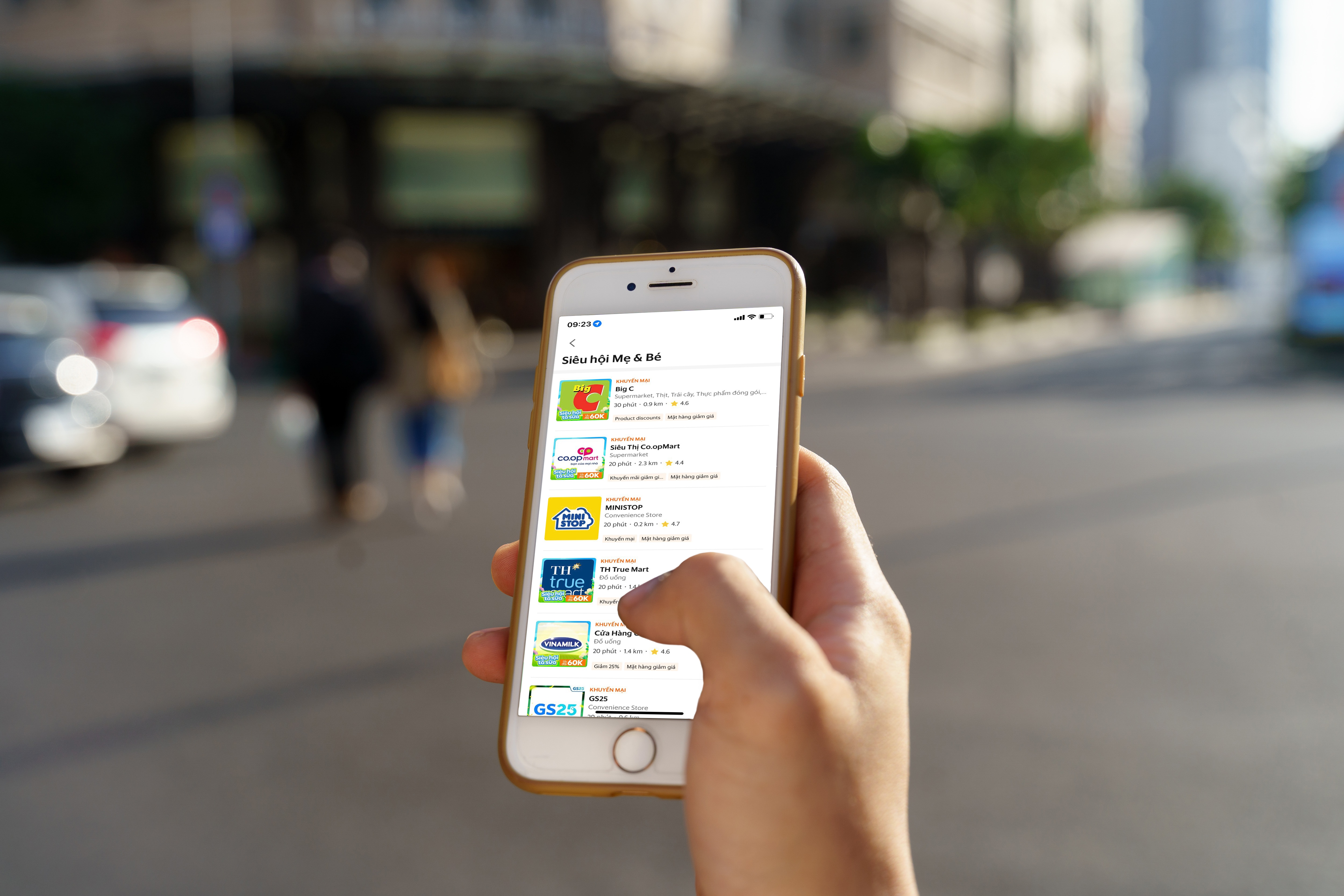 grabmart ra mat danh muc san pham danh cho me va be