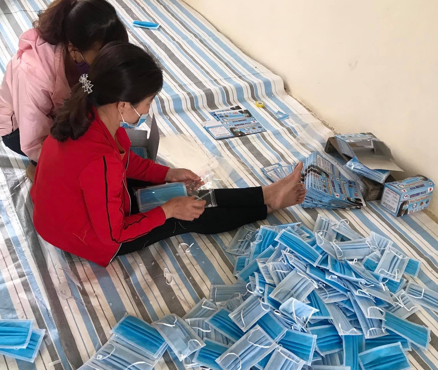 xu phat mot co so san xuat hang gia la khau trang vai khong det khang khuan