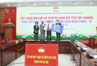 Hà Nội: Pharmacity ủng hộ 11.000 kit test xét nghiệm Covid-19 cho sự kiện SEA Games 31