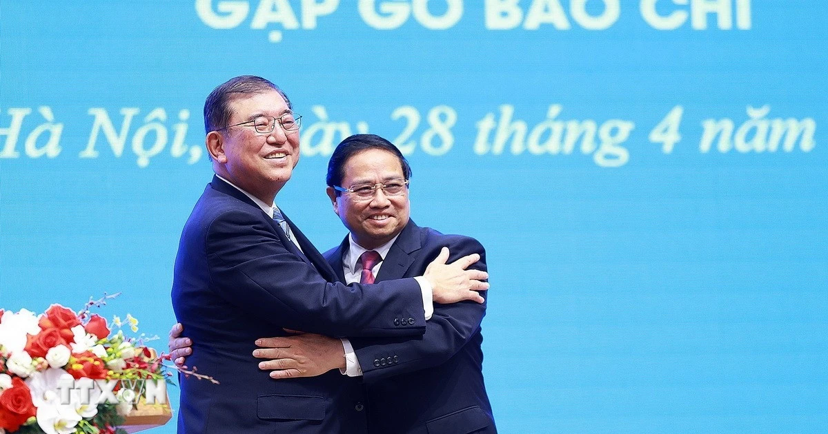 Thông cáo báo chí chung nhân chuyến thăm của Thủ tướng Nhật Bản Ishiba Shigeru