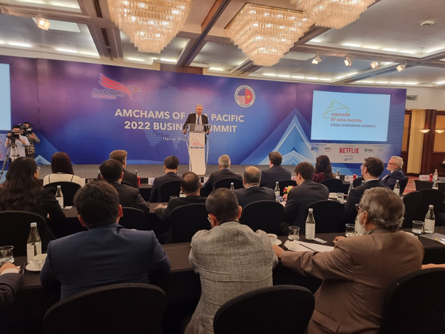 AmCham tổ chức Hội nghị Thượng đỉnh kinh doanh khu vực Châu Á – Thái Bình Dương amcham to chuc ho i nghi thu o ng di nh kinh doanh khu vuc cha u a tha i bi nh du o ng