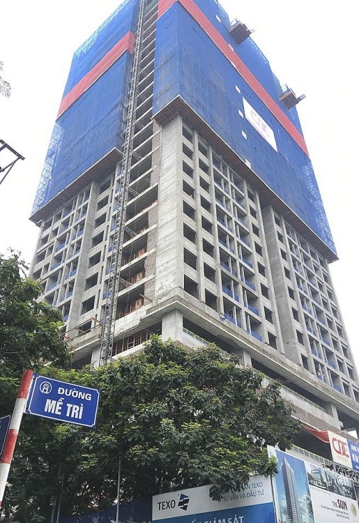 Đứt dây cáp cẩu tại dự án The Sun Mễ Trì