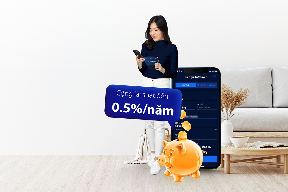 gui tiet kiem online tren digimi duoc cong them den 05 lai suat