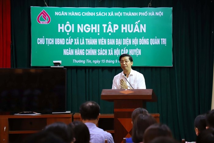 Tập huấn về tín dụng chính sách đối với cán bộ là Chủ tịch UBND các xã, phường, thị trấn tap huan ve tin dung chinh sach doi voi can bo la chu tich ubnd cac xa phuong thi tran