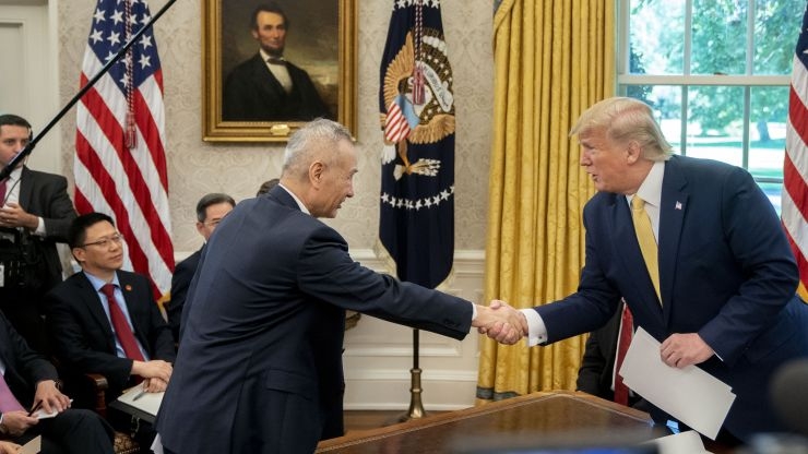 Trump cho biết Mỹ đã đạt được thỏa thuận quan trọng giai đoạn một đàm phán với Trung Quốc