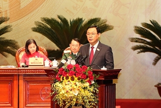 Ông Vương Đình Huệ tiếp tục được bầu giữ chức Bí thư Thành ủy Hà Nội