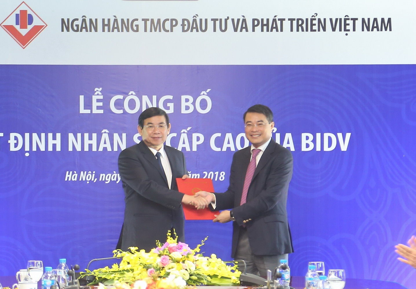 Công bố quyết định bổ nhiệm Chủ tịch Hội đồng quản trị BIDV