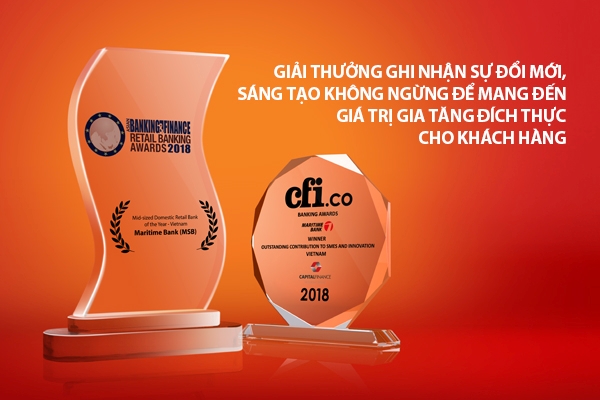 Maritime Bank nhận giải thưởng uy tín Maritime Bank nhận giải thưởng uy tín