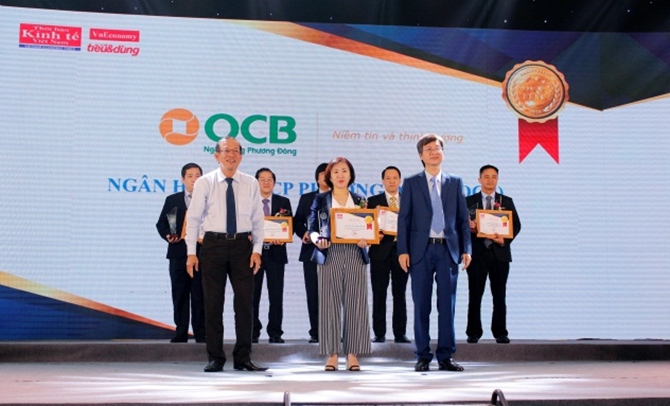 Dịch vụ bán lẻ OCB nhận giải Tin & Dùng 2018 Dịch vụ bán lẻ OCB nhận giải Tin & Dùng 2018