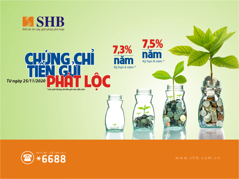 shb phat hanh chung chi tien gui lai suat hap dan den 75nam