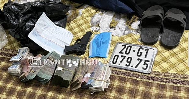 thai nguyen bat nghi pham cuop ngan hang tai thanh pho song cong