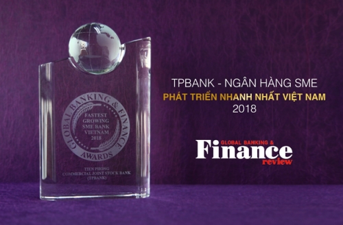 TPBank nhận giải thưởng Ngân hàng SME phát triển nhanh nhất TPBank nhận giải thưởng Ngân hàng SME phát triển nhanh nhất