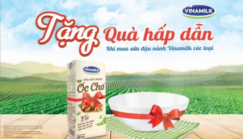 Vinamilk khuyến mãi hấp dẫn mặt hàng Sữa đậu nành Vinamilk khuyến mãi hấp dẫn mặt hàng Sữa đậu nành