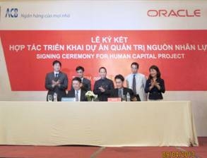 ACB và Oracle hợp tác quản trị nguồn nhân lực