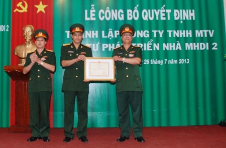 Công bố quyết định thành lập công ty MHDI 2