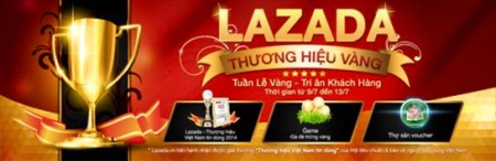 Trang web mua sắm Lazada được vinh danh thương hiệu Việt